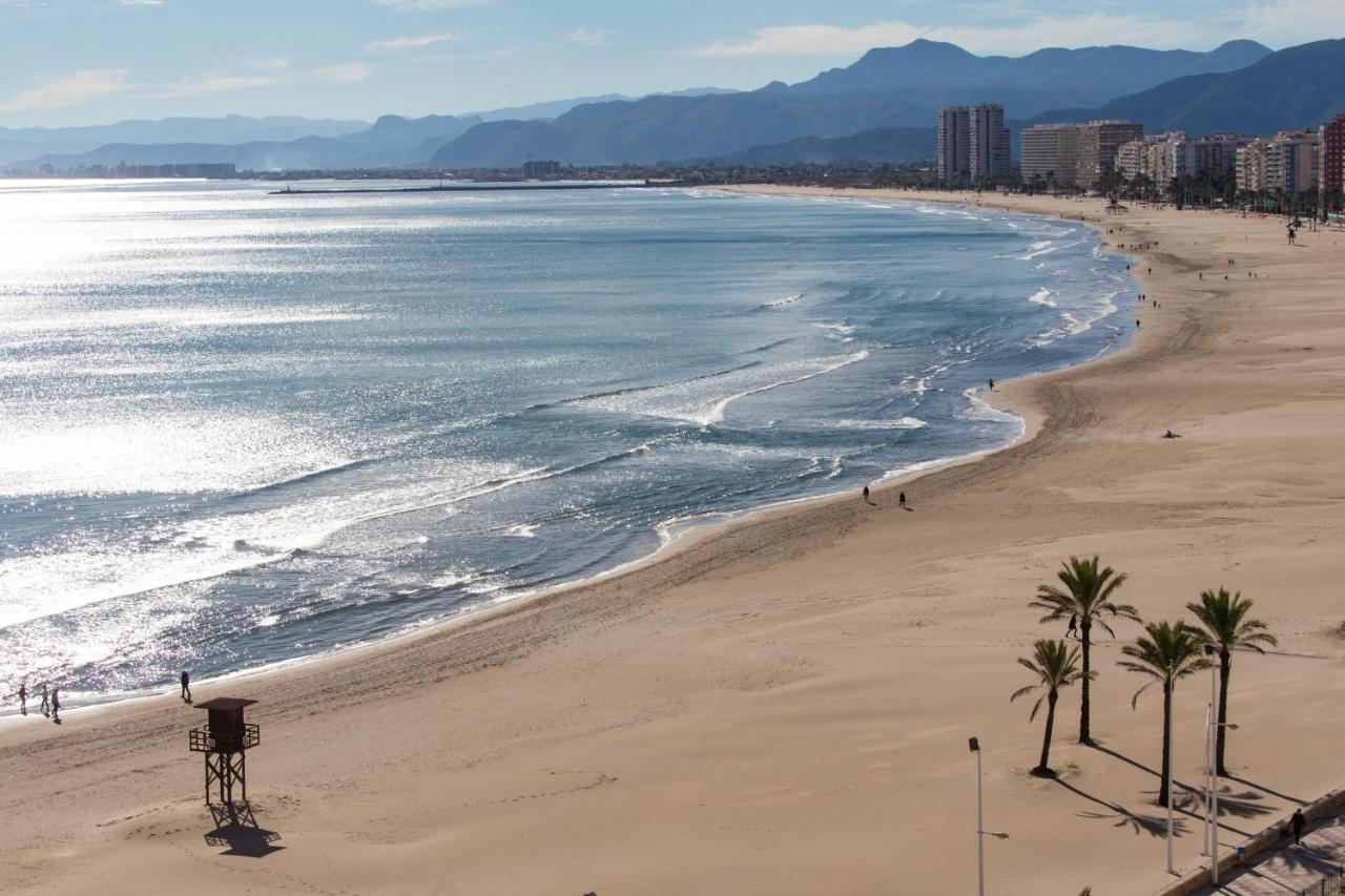 Apartamento Cullera frente al mar Esterno foto