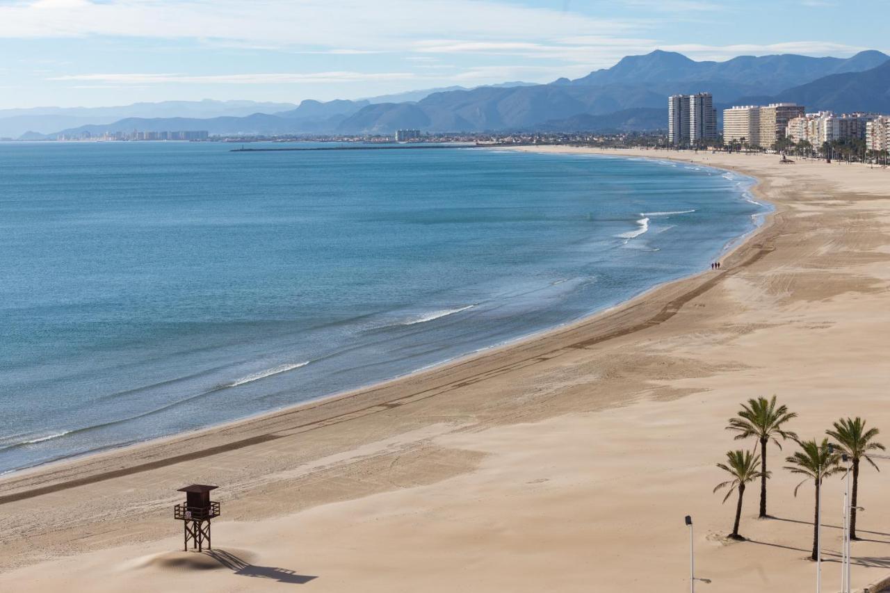 Apartamento Cullera frente al mar Esterno foto